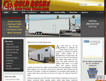 Tablet Screenshot of goldrushinc.com